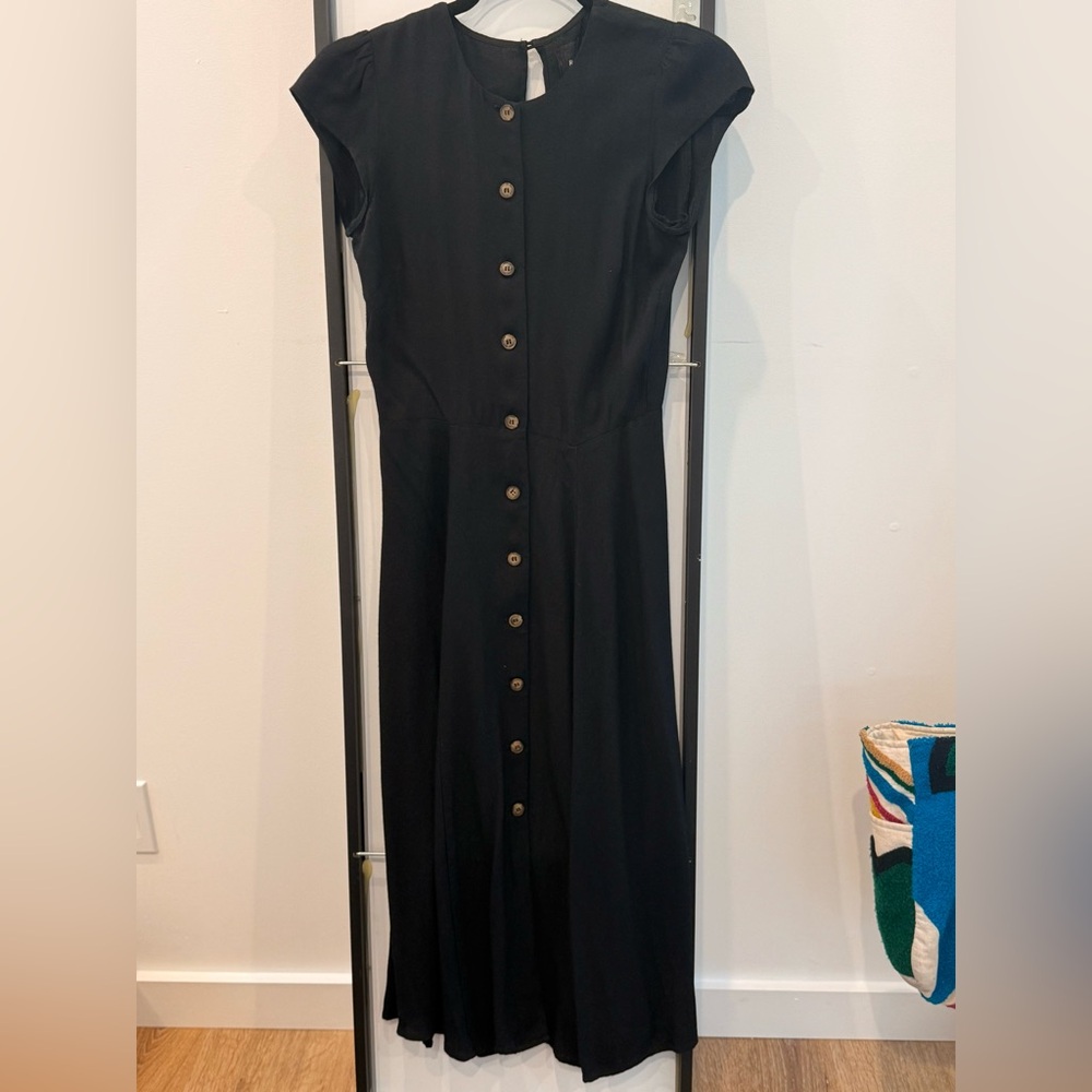 Reformation Black Dress, Sz 2